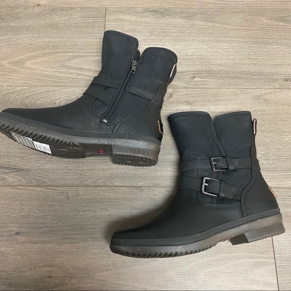 UGG | Simmens Waterproof Leather Moto Boots 7.5 - Picture 9 of 13